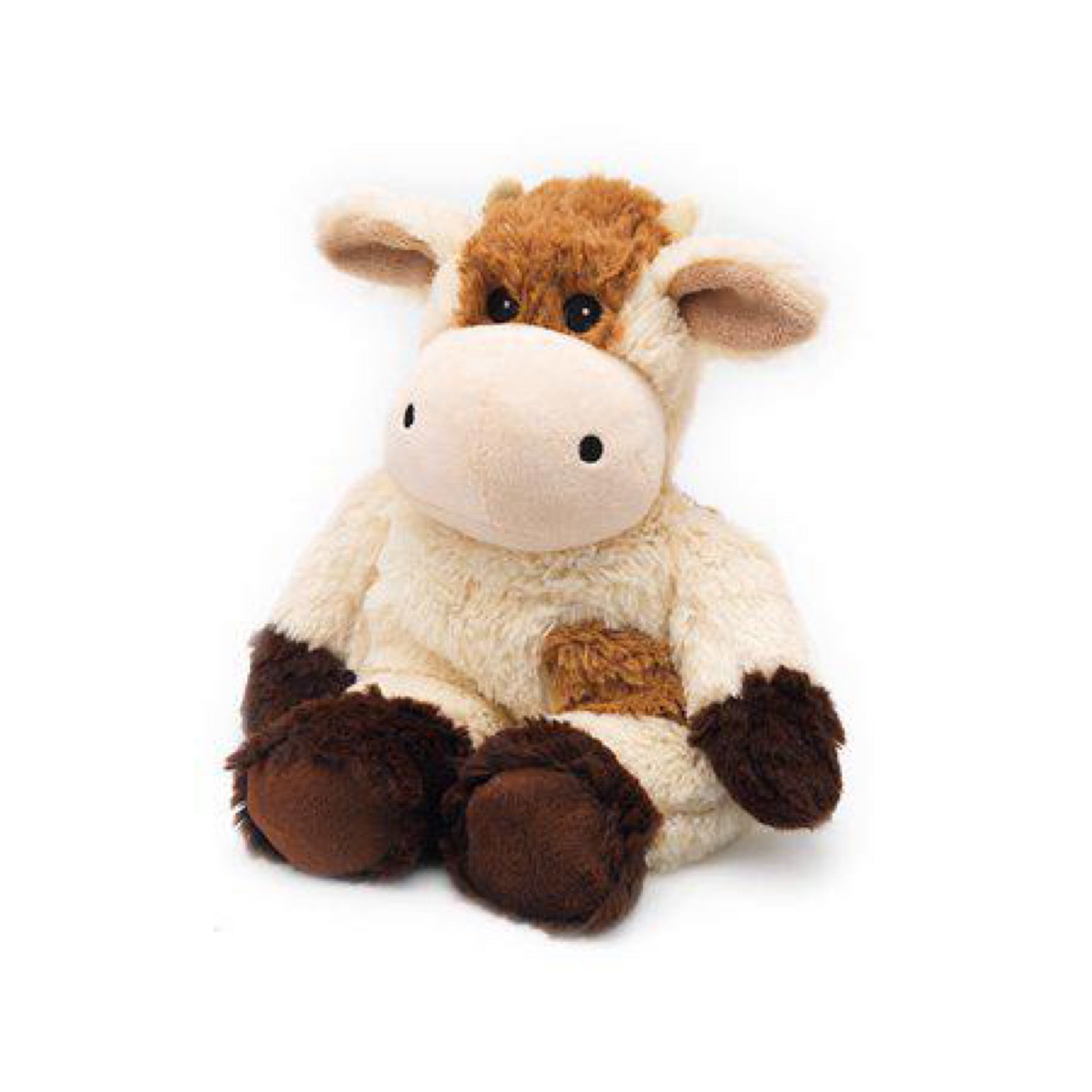 Warmies Brown and White Cow