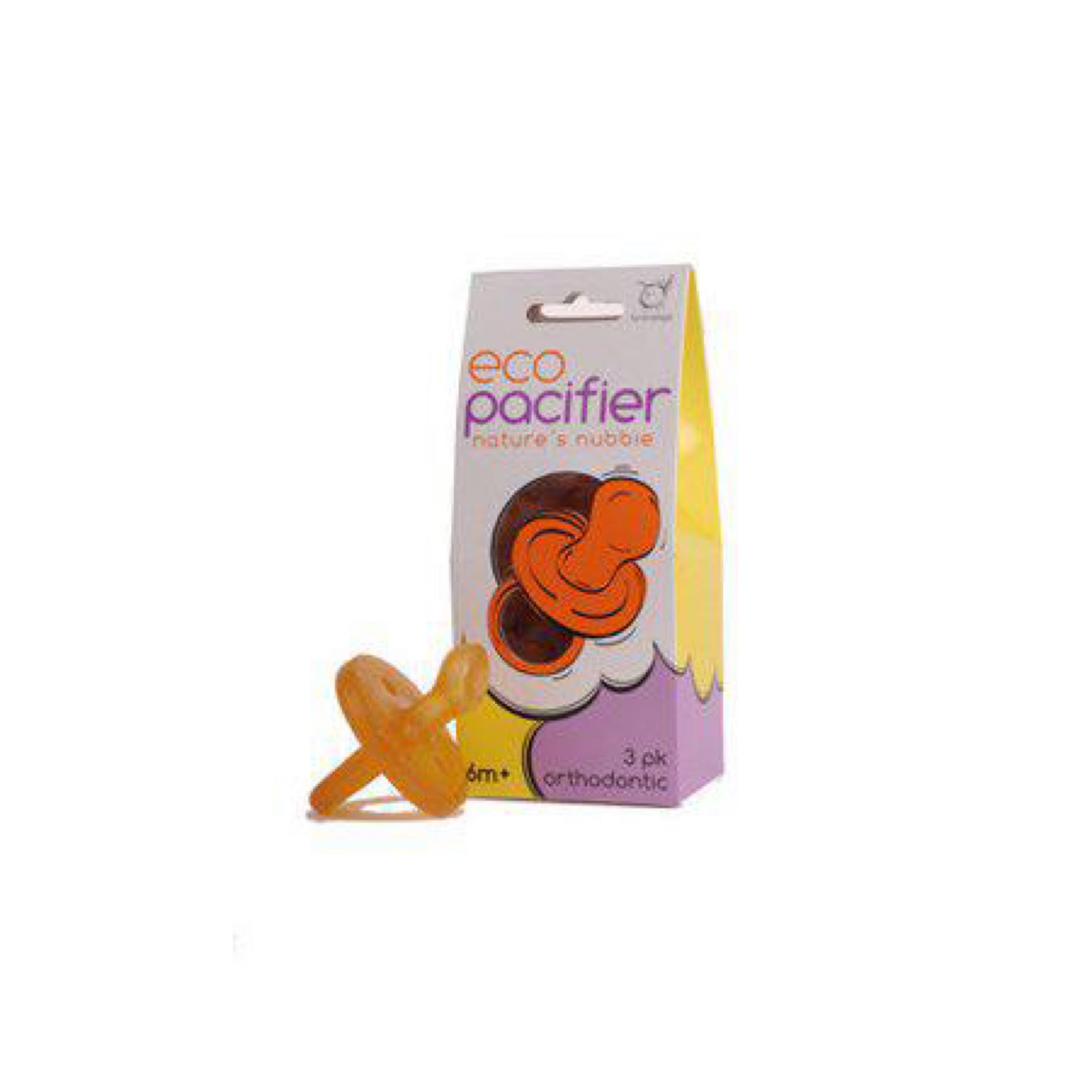Ecopacifier Natural Rubber Orthodontic Pacifier 6m+