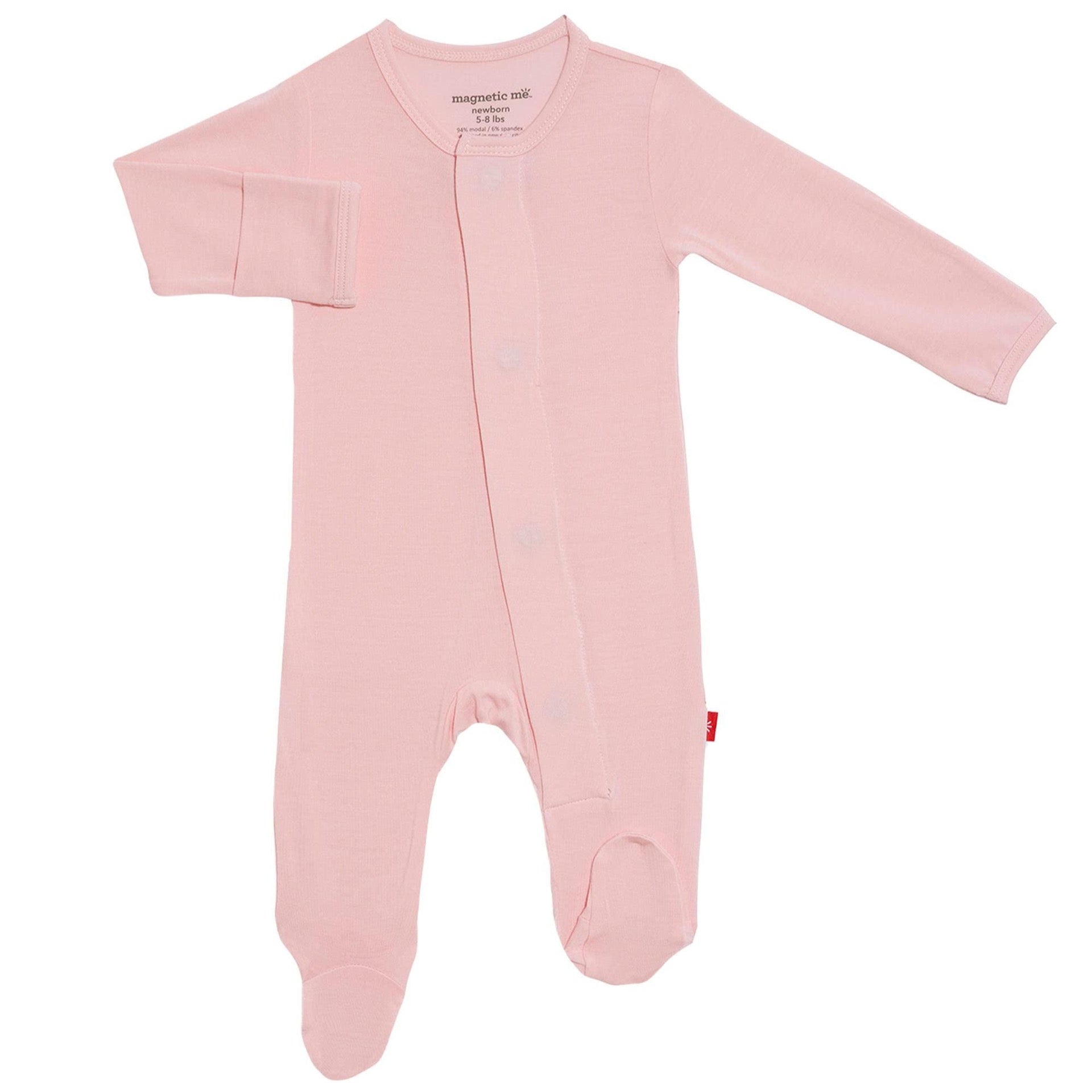 Magnetic Me Footie in Pink Dogwood