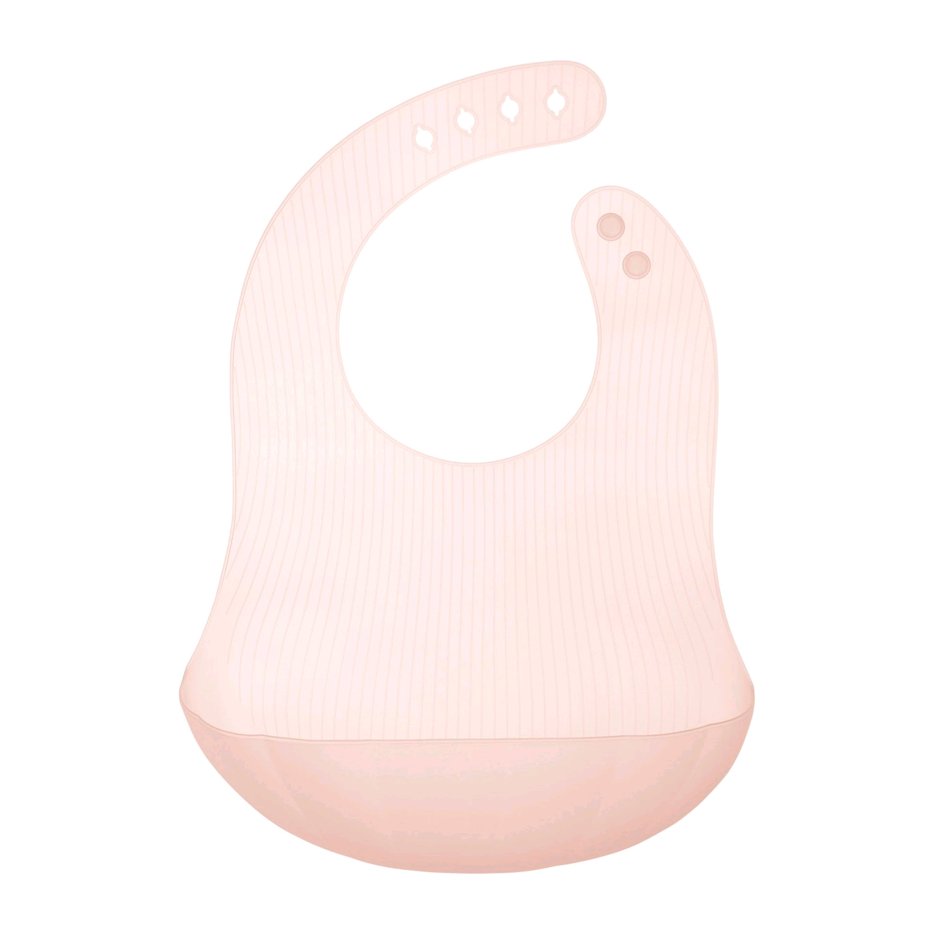 Olababy Fold N Go Silicone Baby Bib w Travel Case | Coral