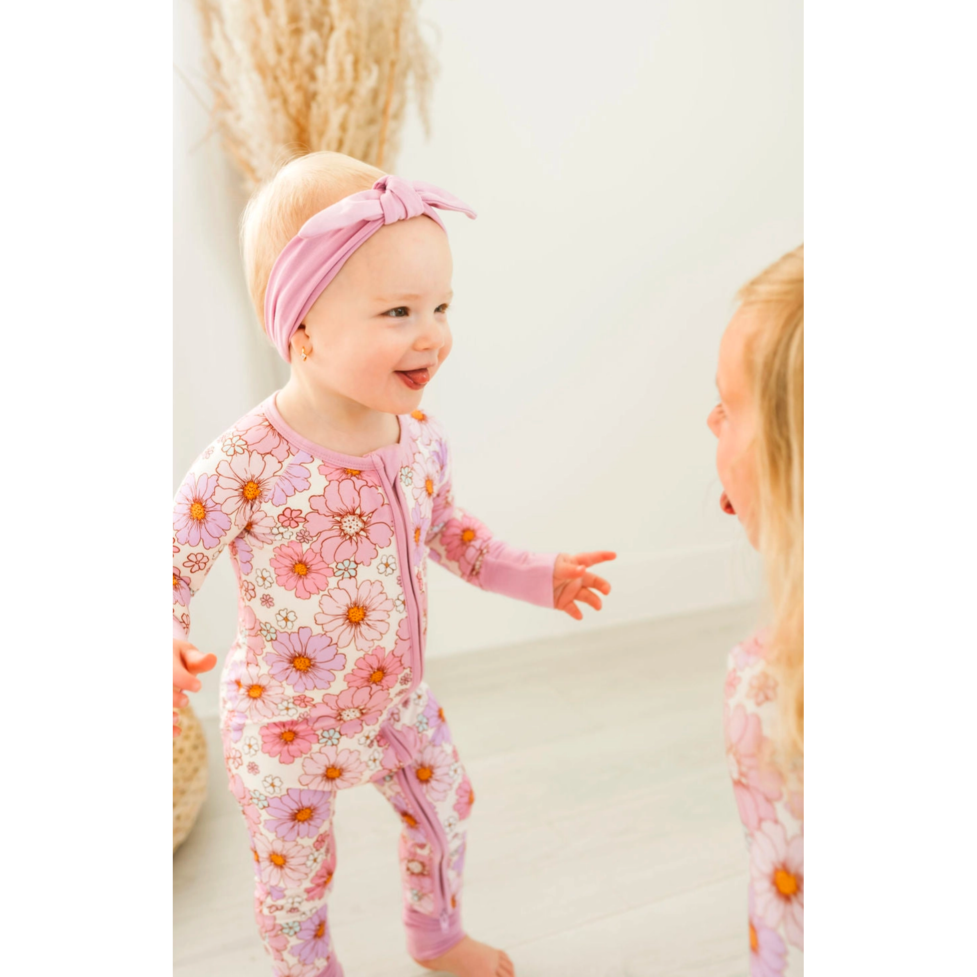 Jammie Session Powerful in Pink Romper (3-6)