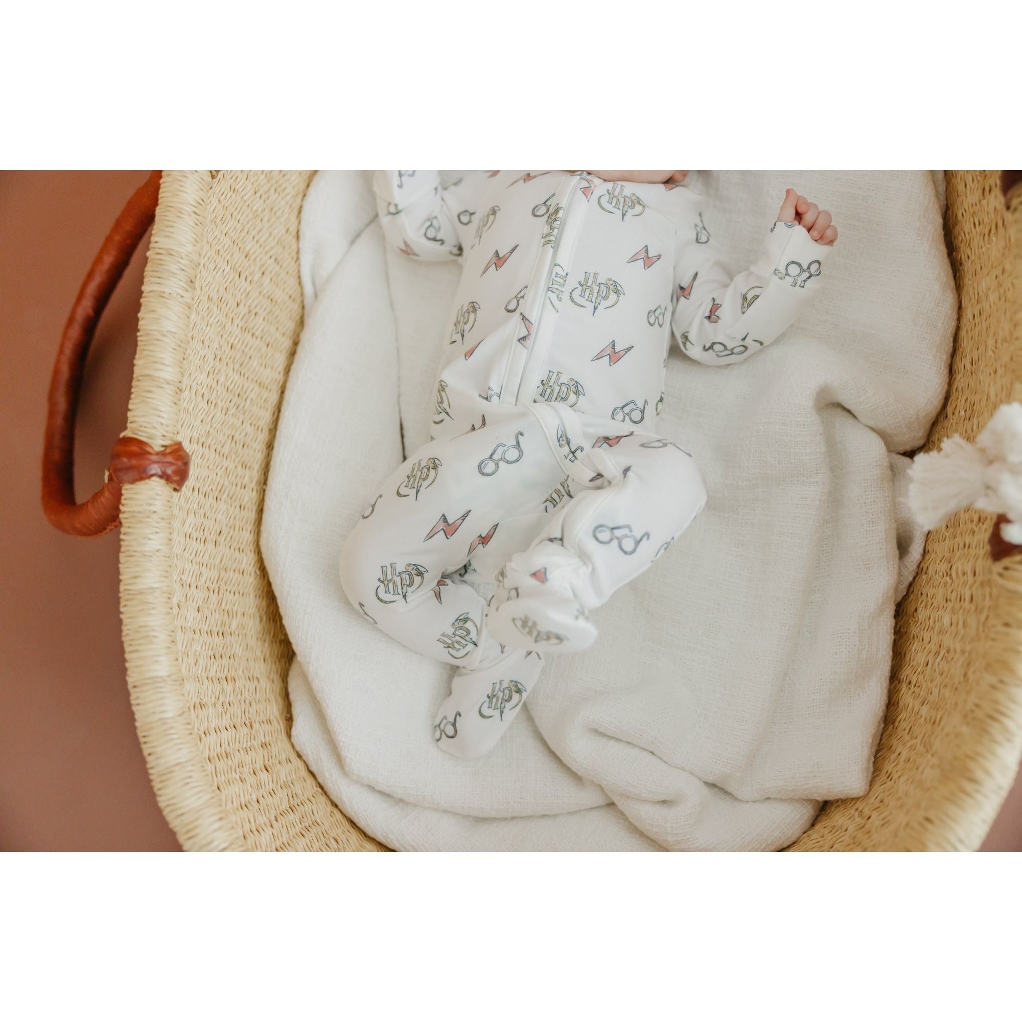 Copper Pearl Zip-Up Footie in Harry Potter (Newborn)