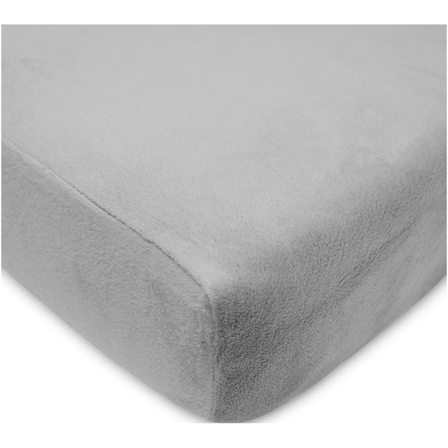 American Baby Company Heavenly Soft Chenille Fitted Crib Sheet (Grey)